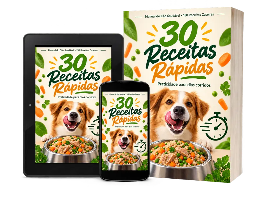 Capa do bônus 30 Receitas Rápidas
