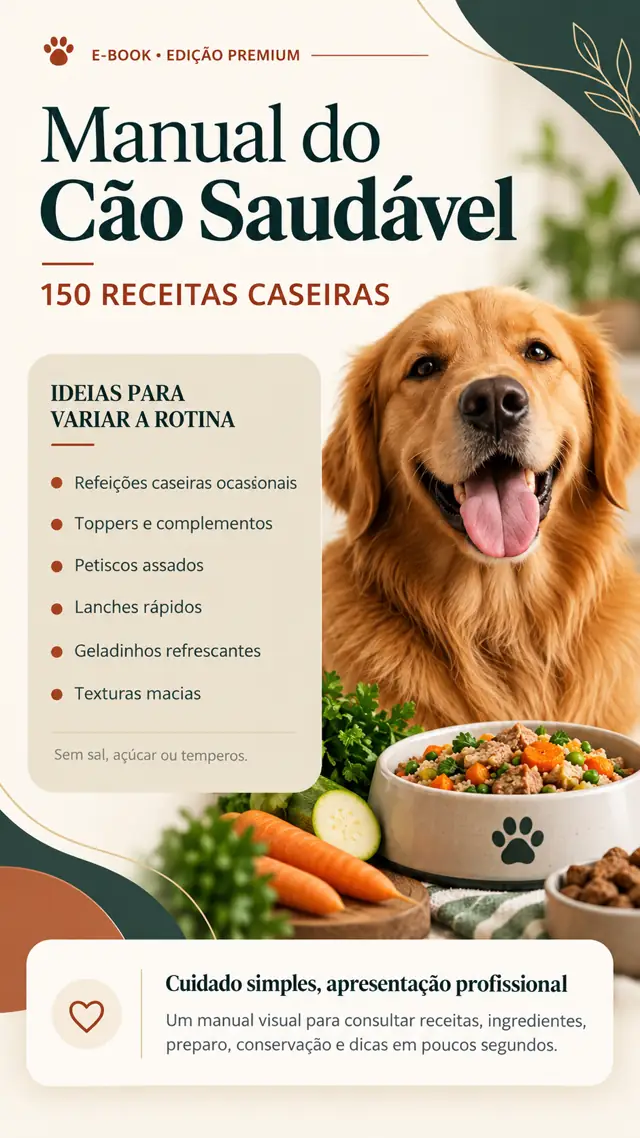 Capa do Manual do Cão Saudável